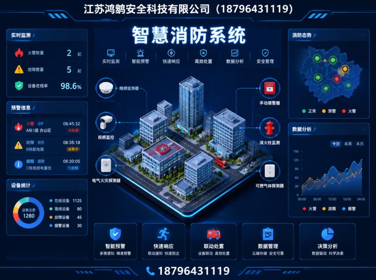 汉中智慧消防系统展示图